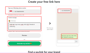 cara membuat link whatspp