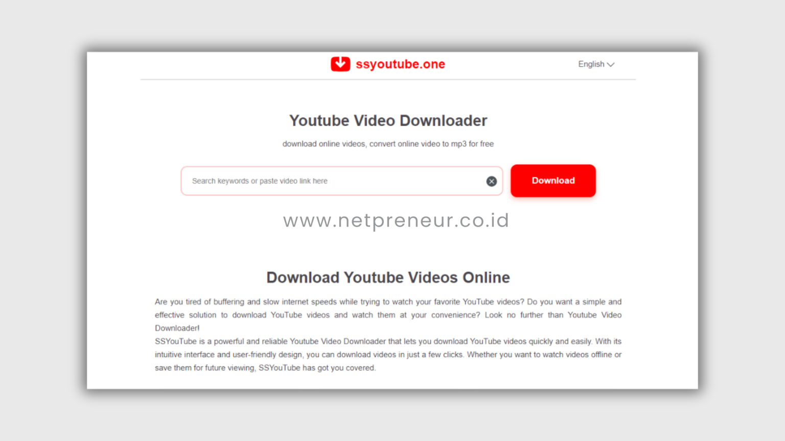 11 Cara Download Video Youtube Online GRATIS Tanpa Ribet NetPreneur.co.id