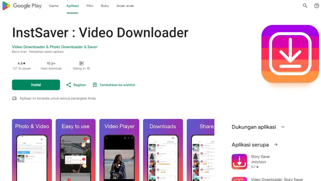 Aplikasi InstaSaver