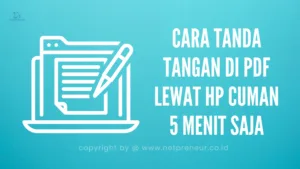 Cara Tanda Tangan di PDF Lewat HP